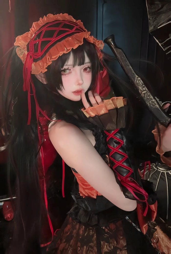 cosplay kurumi mang nét nổi loạn tinh tế