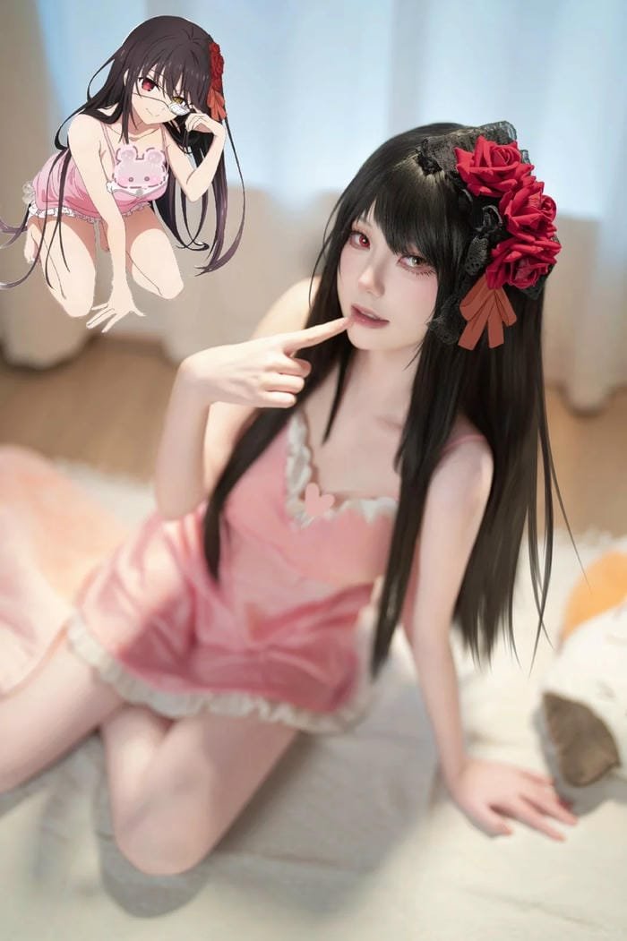 cosplay kurumi thể hiện nét nguy hiểm quyến rũ