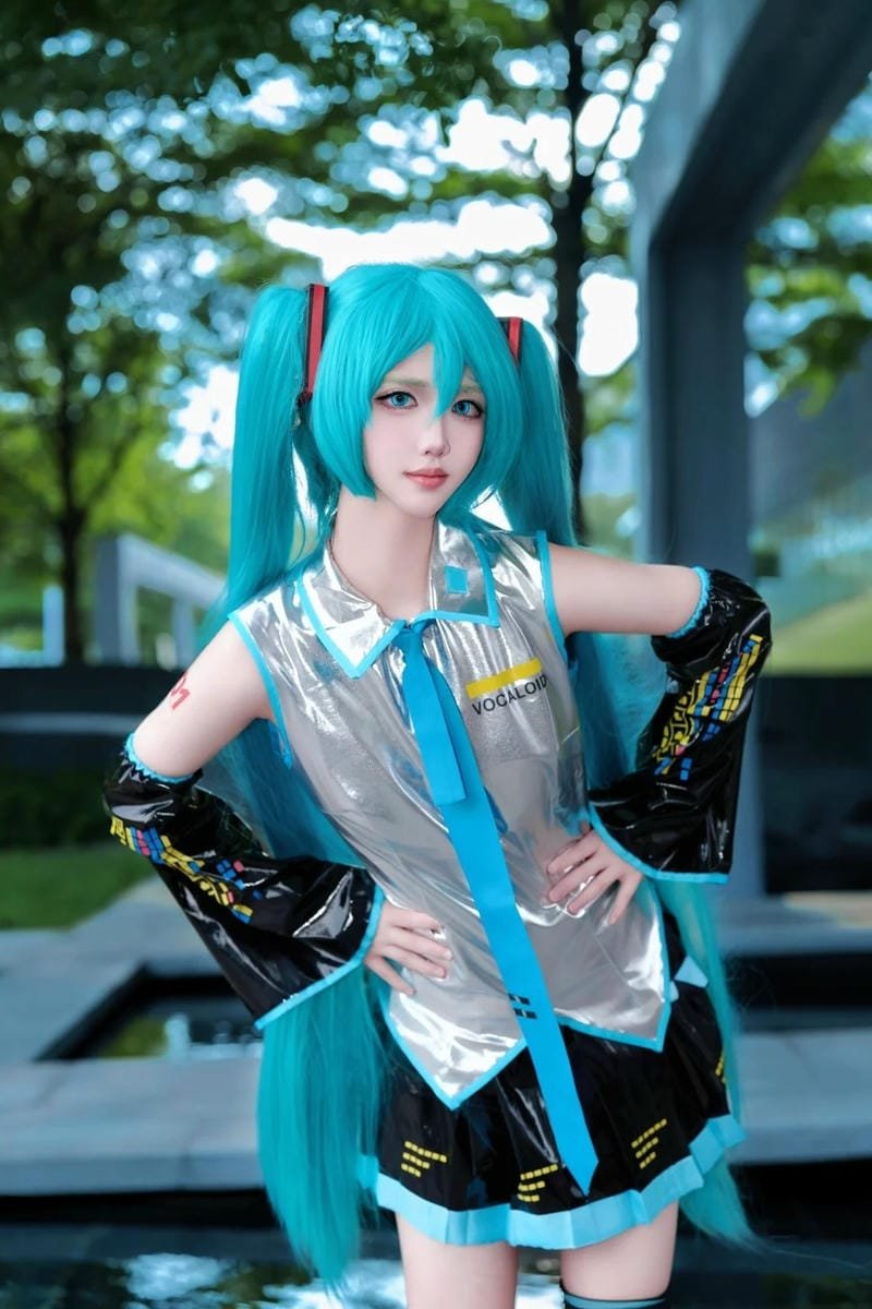 cosplay miku làm nổi bật phong cách kawaii