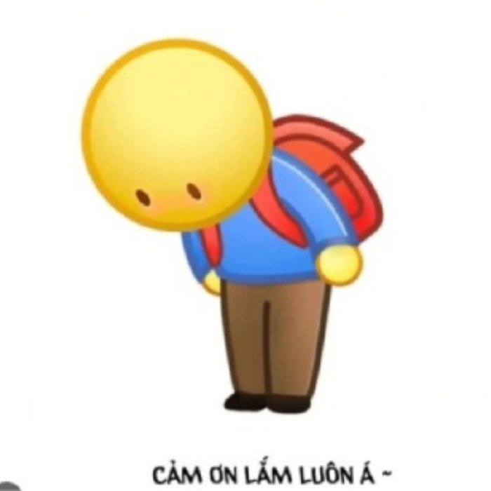 để cuộc nói chuyện tròn sticker cảm ơn