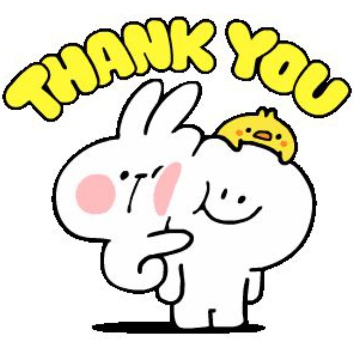 đưa thiện chí rõ ràng sticker cảm ơn