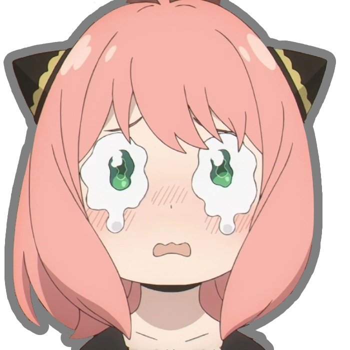 em bé dễ thương sticker khóc