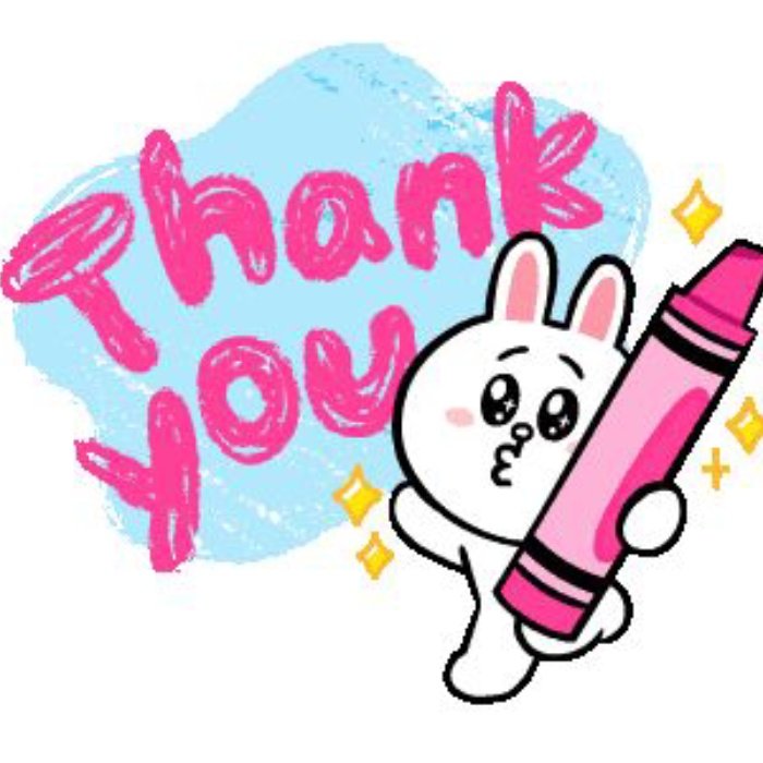 ghép cùng lời nhắn sticker cảm ơn