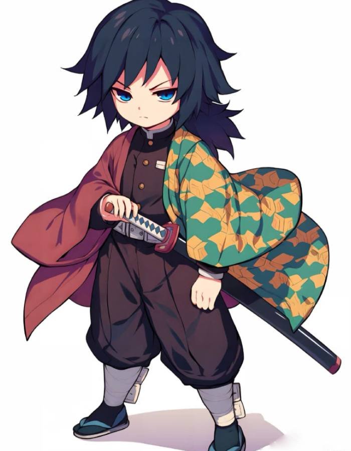 hình ảnh anime thanh gươm diệt quỷ phong cách giyu