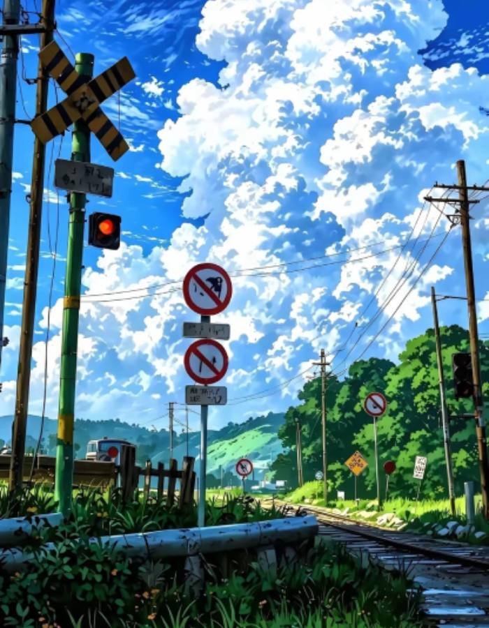 hình ảnh phong cảnh anime làm đại diện