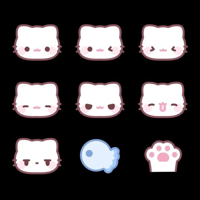 hình dán sticker tạo cảm giác thân thiện