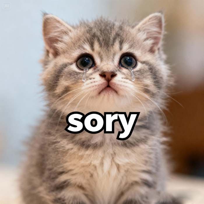 hình meme xin lỗi hài xuất hiện sau tranh cãi nhỏ