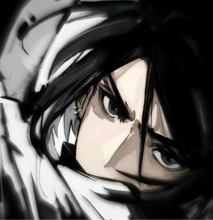 hình nền anime nam ảnh gương mặt nhìn ngầu