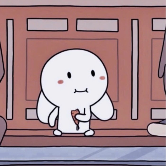 hình quen thuộc trong ảnh sticker thỏ 7 màu