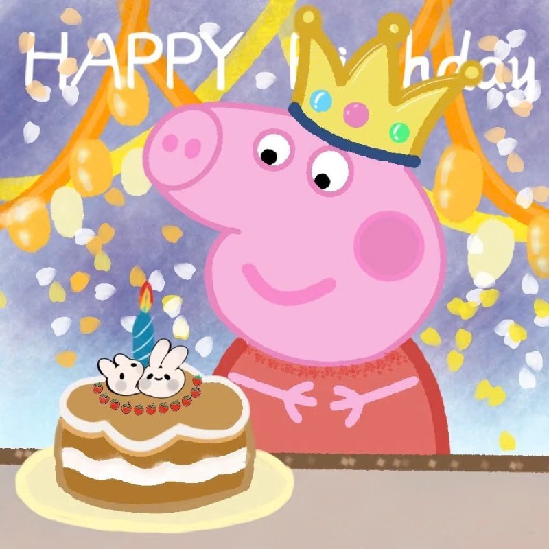 hình tượng quen mắt sticker heo peppa