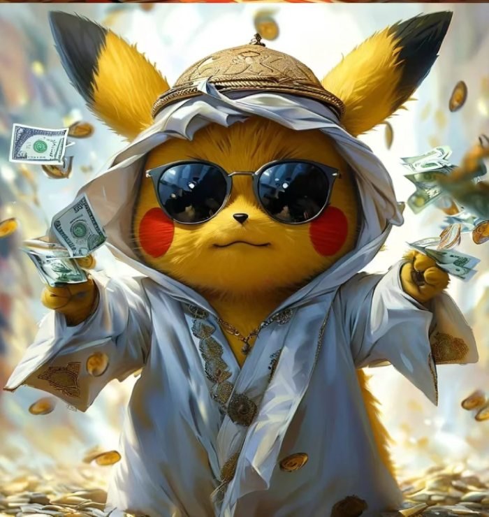 không khí vui tươi lan tỏa từ ảnh Pikachu
