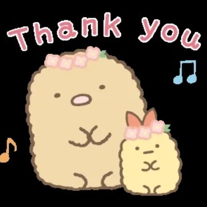 lồng trong câu trả lời sticker cảm ơn