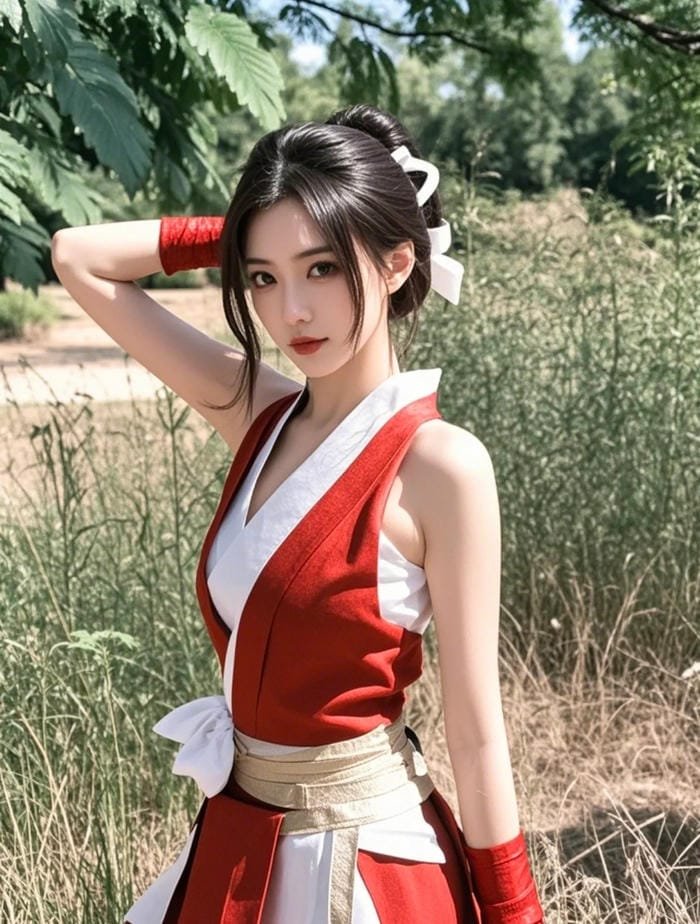 mai shiranui cosplay thu hút fan dòng game cổ điển