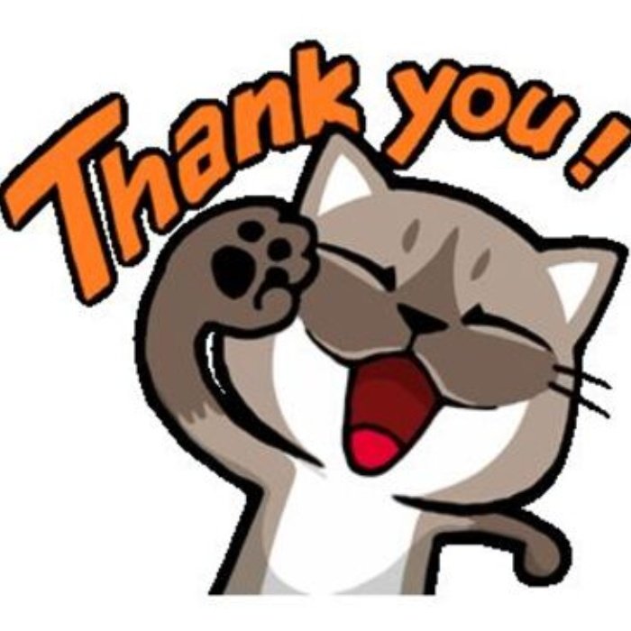 mang thái độ tích cực sticker cảm ơn