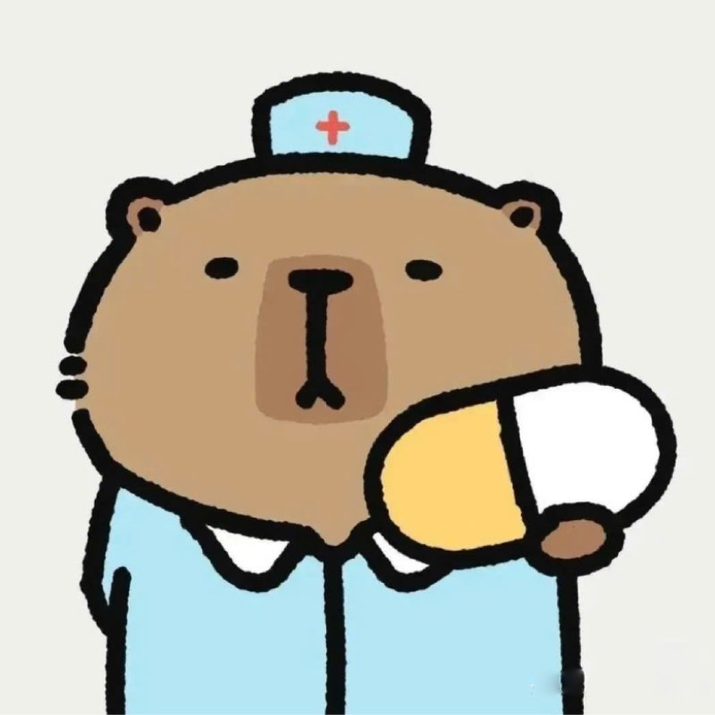 màu sắc dịu mắt của sticker bác sĩ