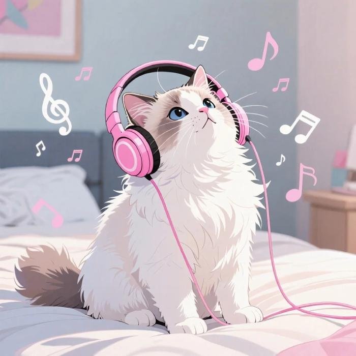 mèo anime nhìn hiền lành vô tội