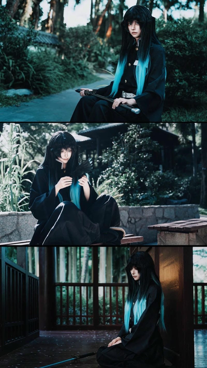 muichiro cosplay gợi nét vô cảm đầy cuốn hút