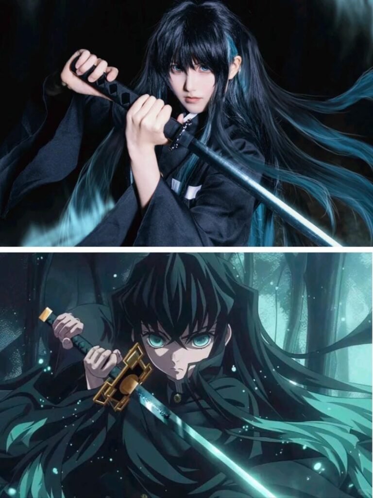 muichiro cosplay nhấn mạnh vẻ đẹp lạnh và tĩnh