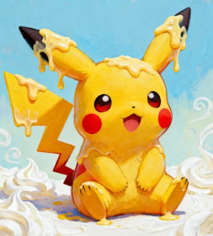 nét ngộ nghĩnh quen mắt trong ảnh Pikachu
