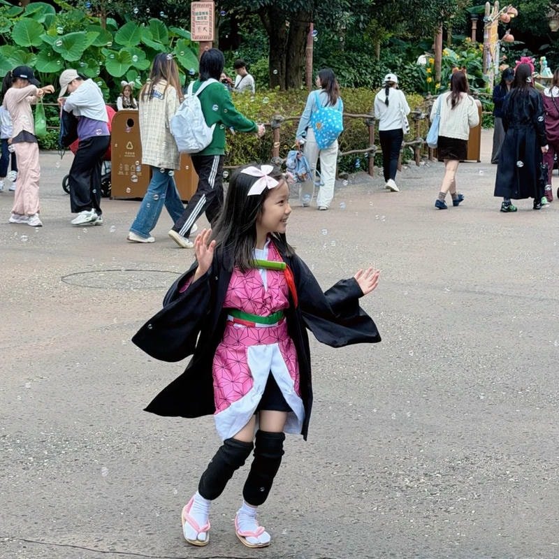 nezuko cosplay concept cho bé đẹp