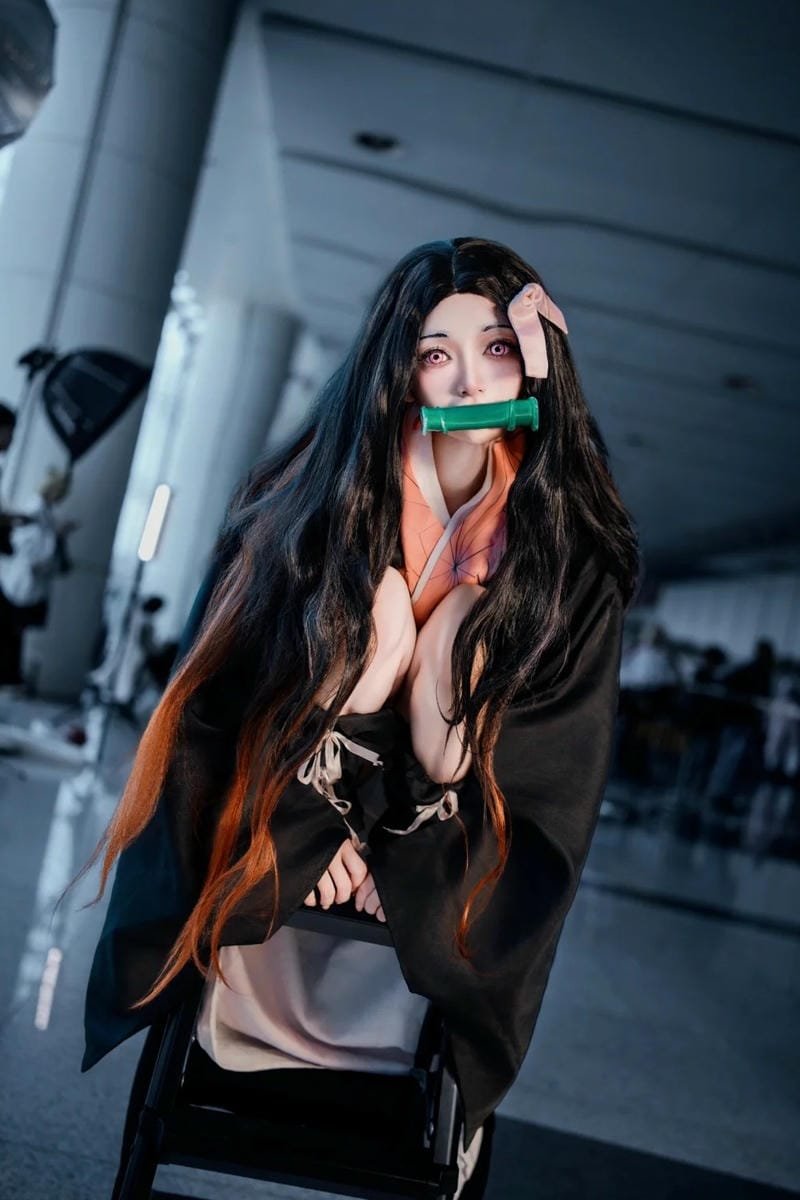 nezuko cosplay thần thái đẹp nhẹ