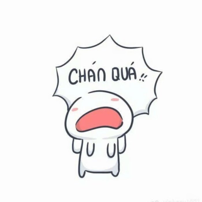 nhiều đoạn im lặng hợp sticker thỏ bảy màu