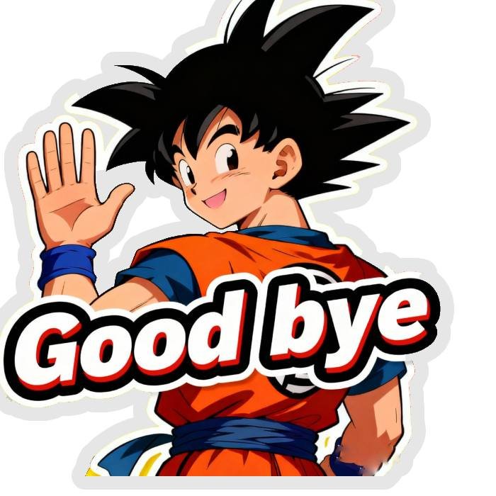 nói sticker tạm biệt chào lịch sự