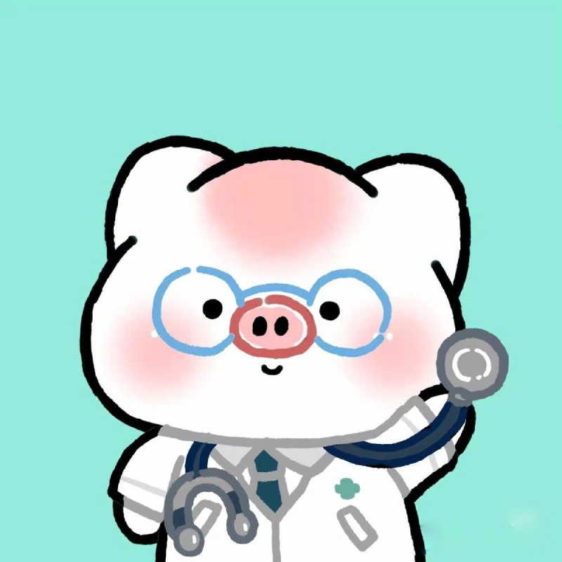 nụ cười nhẹ nhàng của sticker bác sĩ