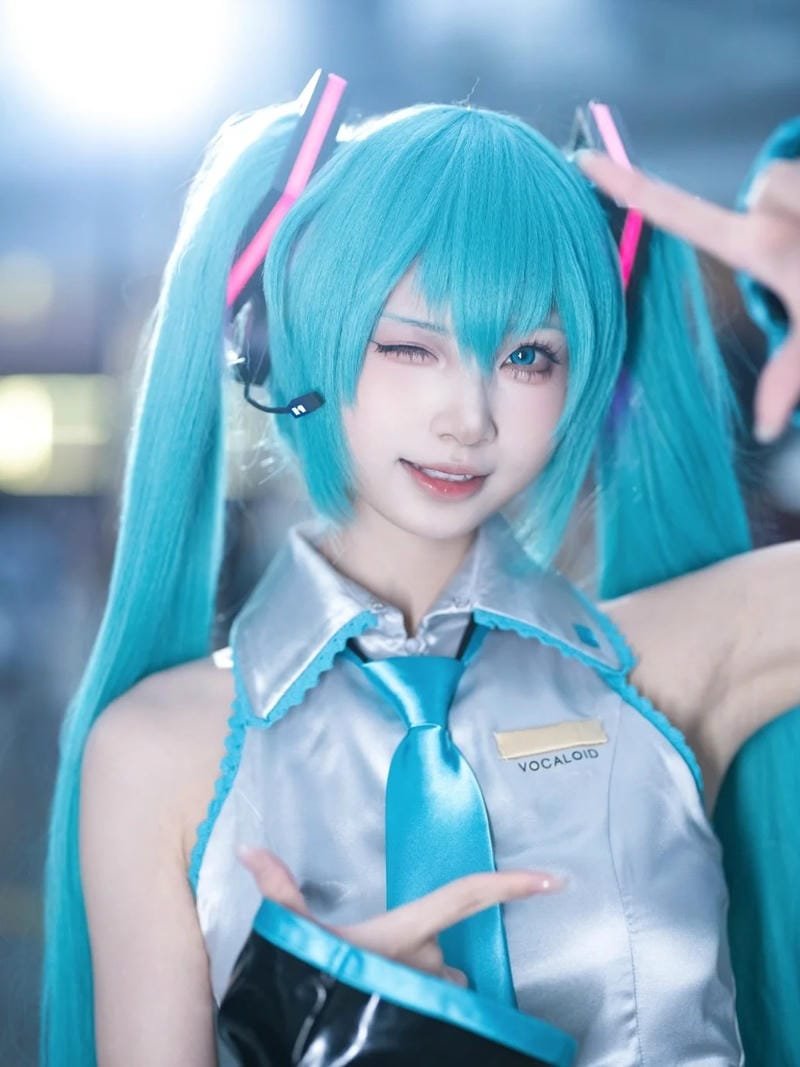 phong cách kawaii gắn liền với cosplay miku
