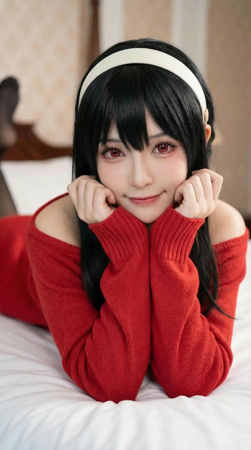 phong cách sát thủ rõ nét Yor Forger cosplay