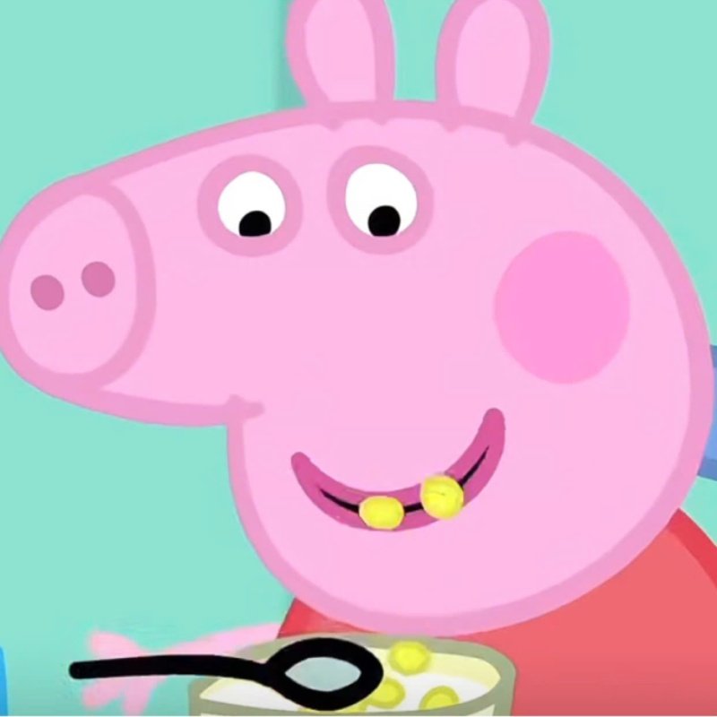 phong thái ngây ngô sticker heo peppa