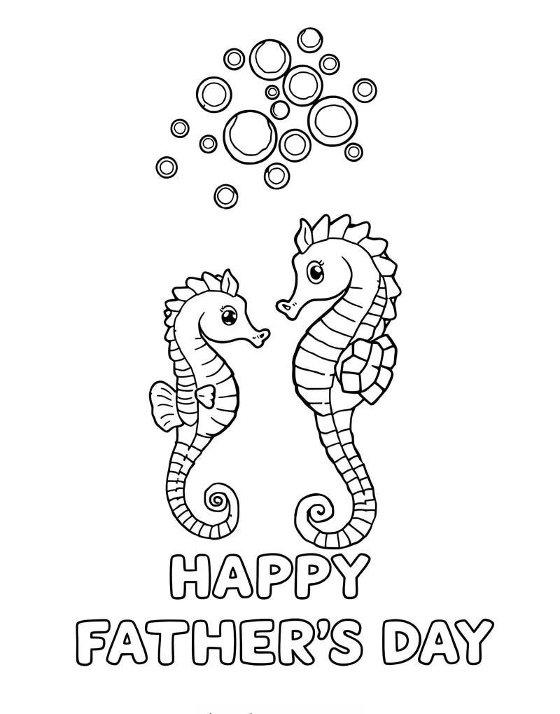 rèn luyện khéo tay qua tô màu con cá ngựa