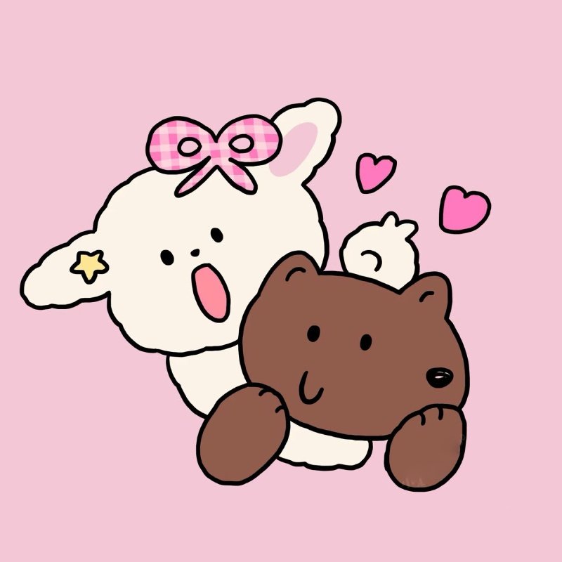 sticker ôm nhau dựa vai cảm giác bình yên