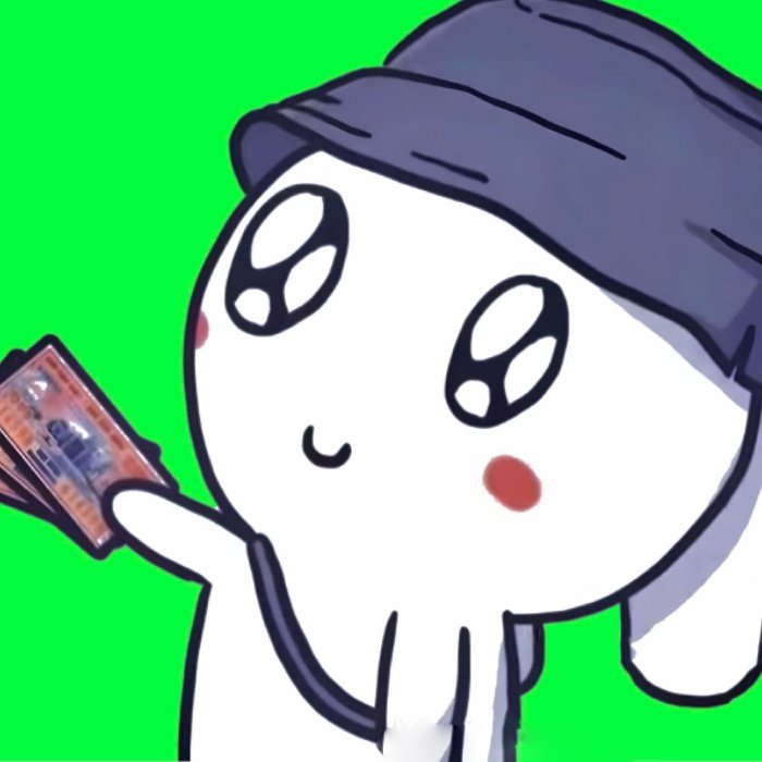 sticker thỏ 7 màu nét vẽ tròn nhìn vui