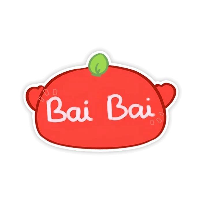 tạm ngưng chat bằng sticker bye bye