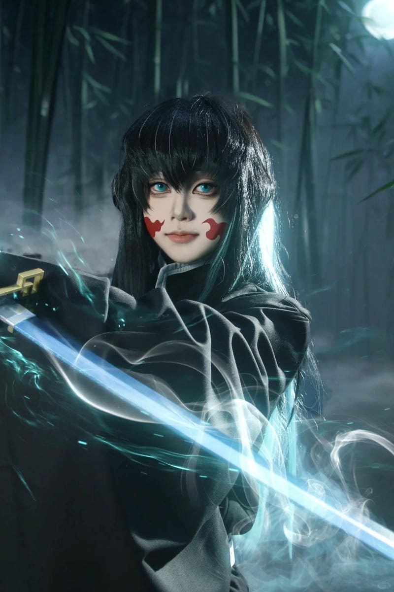 tinh thần Kimetsu được giữ muichiro cosplay