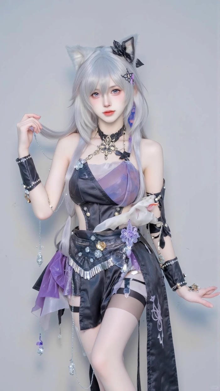 tông màu nóng thường dùng ảnh sexy anime cosplay