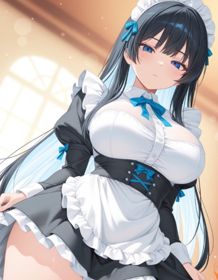 trang phục hở hầu gái ảnh ecchi anime gây mê