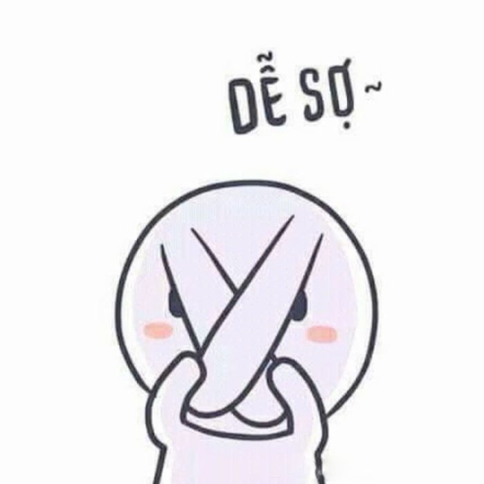 tự nhiên bật cười sticker thỏ bảy màu