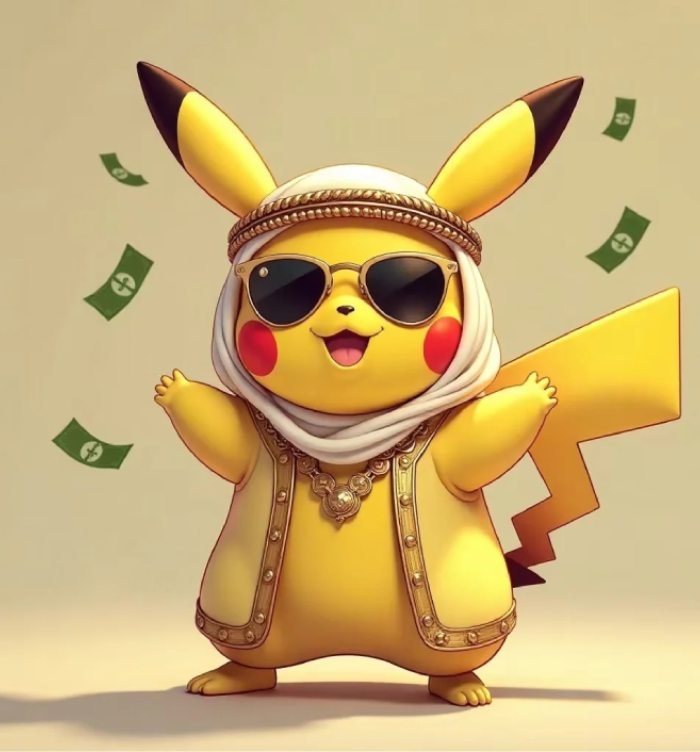 vẻ đáng yêu dễ nhận ra trong ảnh Pikachu