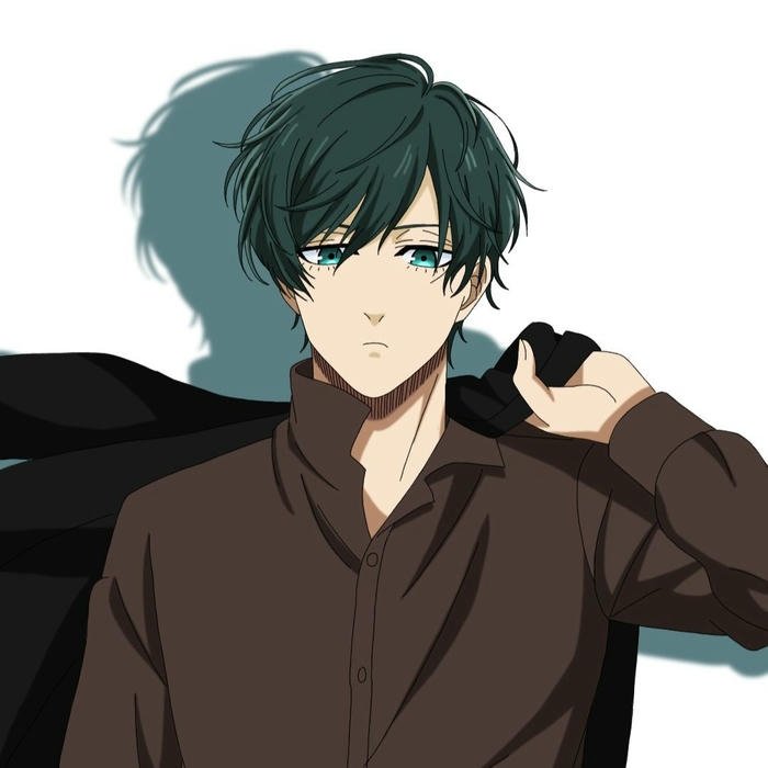 Ảnh Itoshi Rin khoác áo vest đen lên vai ngầu