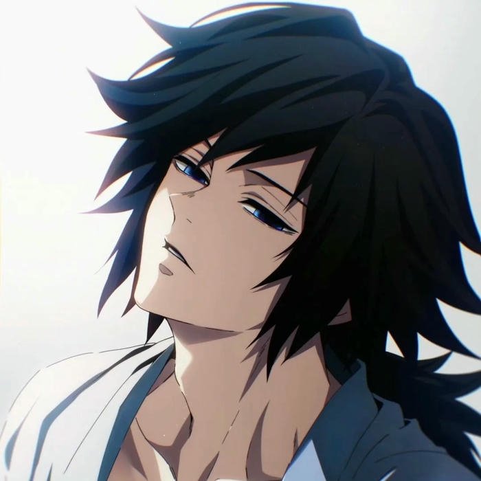 Ảnh avatar Giyuu ngước nhìn lên với vẻ mặt yên bình