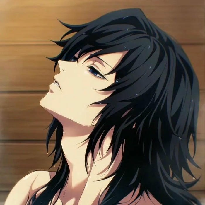 Ảnh avatar Giyuu nhìn lên trời cao gió thổi tóc bay