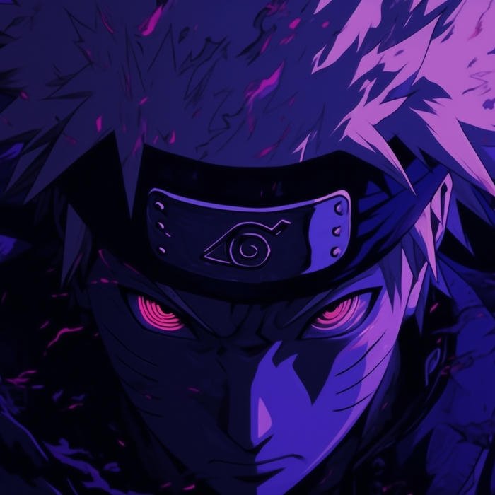 Ảnh avatar Pain mắt Rinnegan tím bóng tối u ám