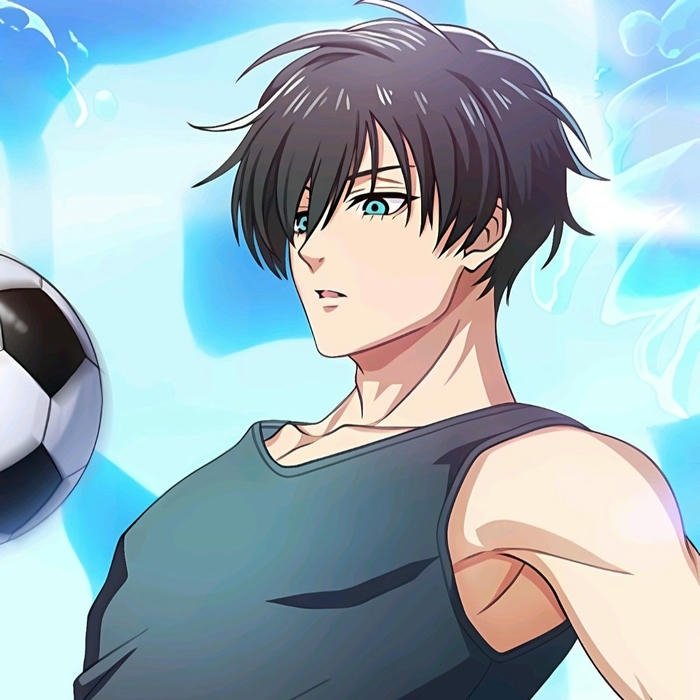 Ảnh avatar Rin Itoshi áo ba lỗ khoe cơ bắp săn