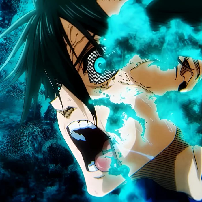 Ảnh avatar Rin Itoshi hét lớn tỏa ra khí chất mạnh