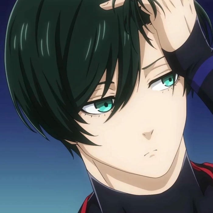 Ảnh avatar Rin Itoshi nhìn nghiêng góc mặt thần thái đẹp