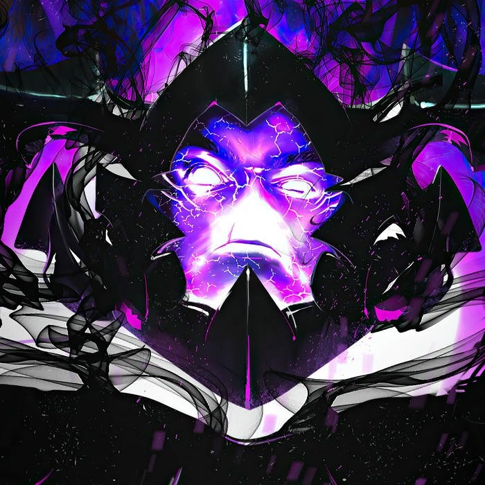 Ảnh avatar mặt nạ quỷ tím đen phong cách phonk