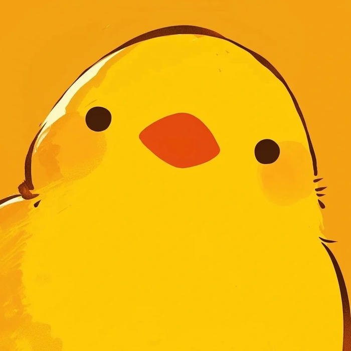 Ảnh gà cute dễ thương với đôi mắt đen láy