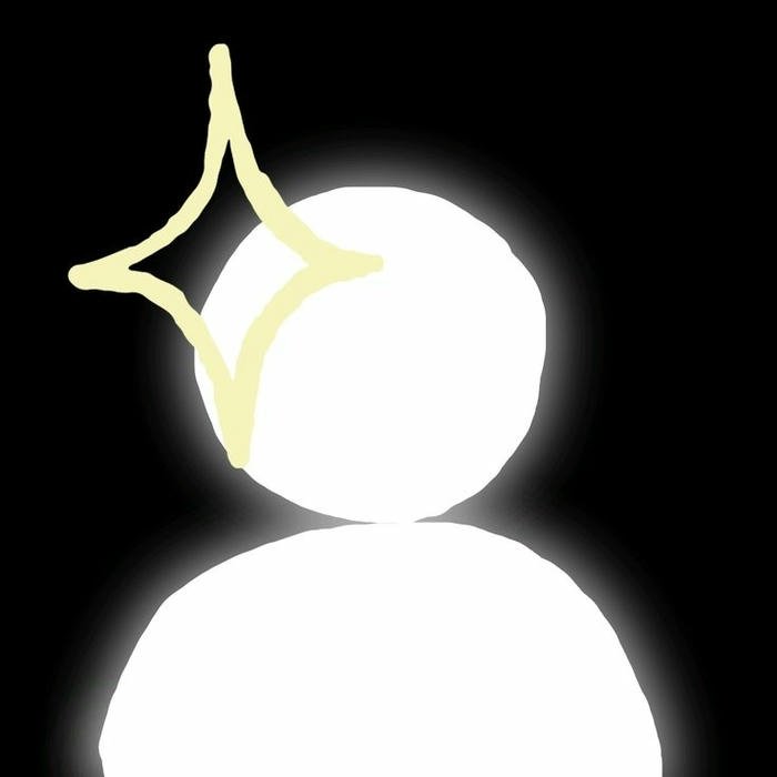 Ảnh nền người trắng tỏa sáng rực rỡ khung đen